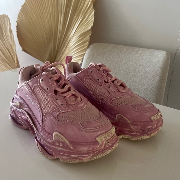 Balenciaga Pink Sneakers - Picture 1 of 2